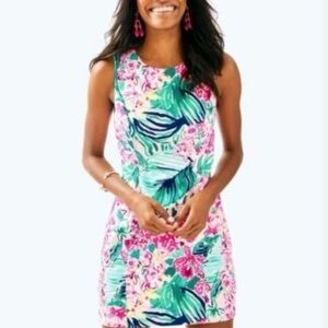 Lilly Pulitzer NWT! Mila Stretch Shift Mini Dress In Multi Via Flora Size 6